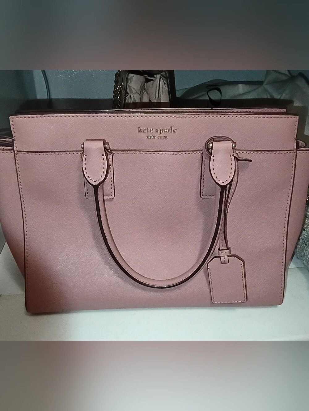 Kate Spade Cameron Medium Satchel Dusty Peony Pink 🩷 EUC